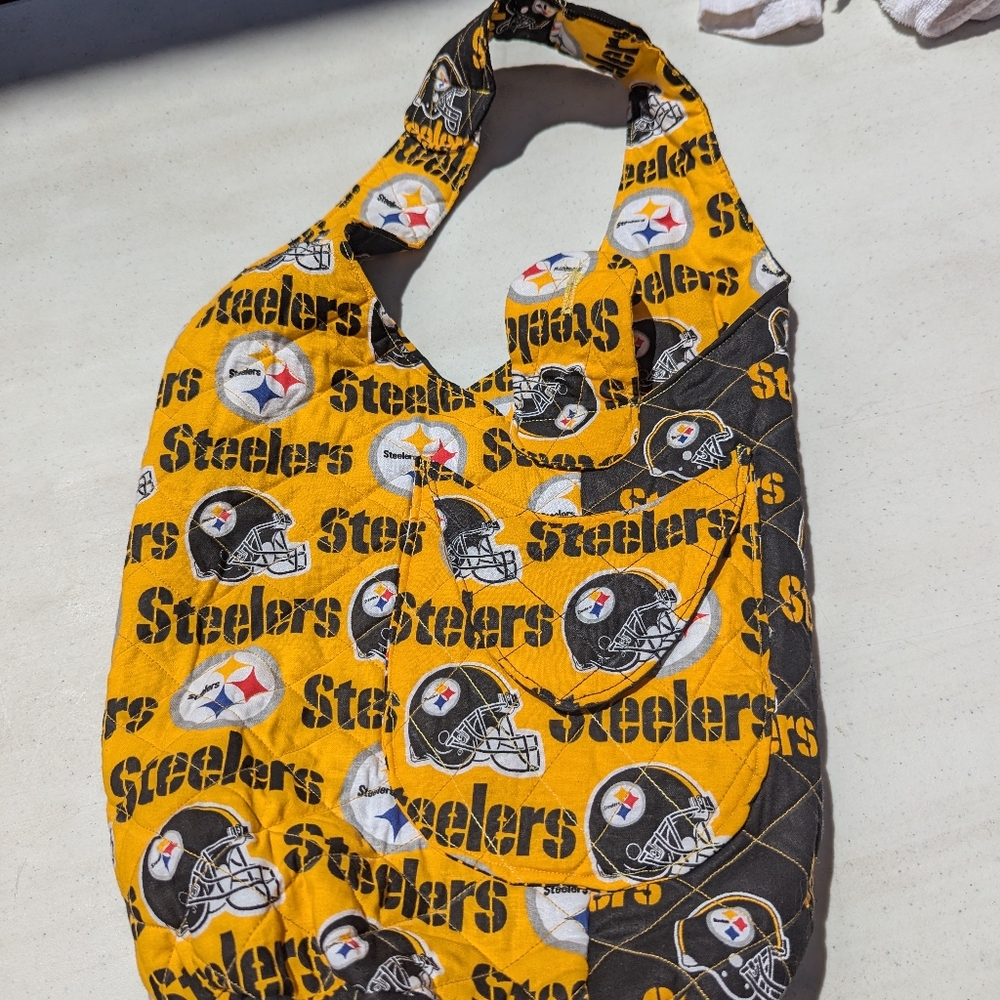 Steelers purse and wallet